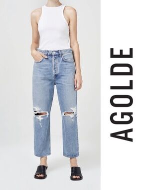 AGOLDE - 90's Crop Mid Rise Loose Straight (Suspend)